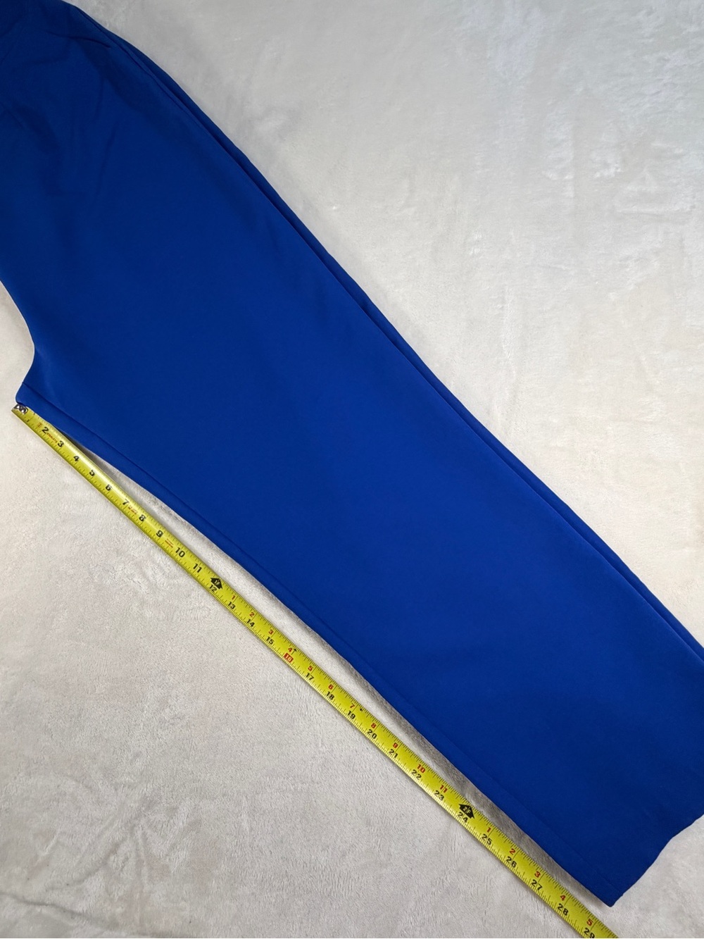 Charles Henry Royal Blue Ruffle Strap Wide Leg Jumpsuit - Size XXL - Picture 9 of 12